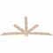 Ekena Millwork Alberta Smooth Timber Gable Bracket, Douglas Fir, 96"W x 52"H x 1 1/2"D x 5 1/2"F, 13/12 Pitch GBW096X52X0206ALB00SDF - alternate 5